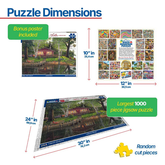 Simpler Times Seek & Find (1965pz) - 1000 Piece Jigsaw Puzzle