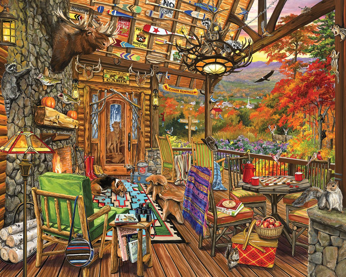 Autumn Porch (1673pz) - Discontinued