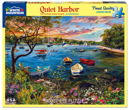 Quiet Harbor (1722pz) - 1000 Piece Jigsaw Puzzle