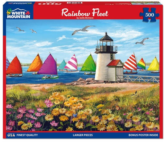 Rainbow Fleet (1839pz) - 500 Piece Jigsaw Puzzle
