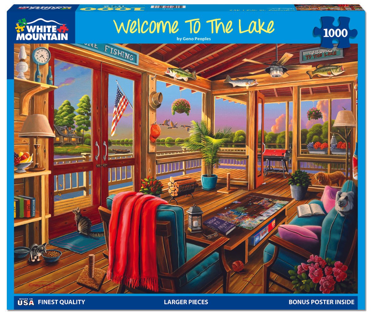 Welcome To The Lake (1859pz) - 1000 Piece Jigsaw Puzzle