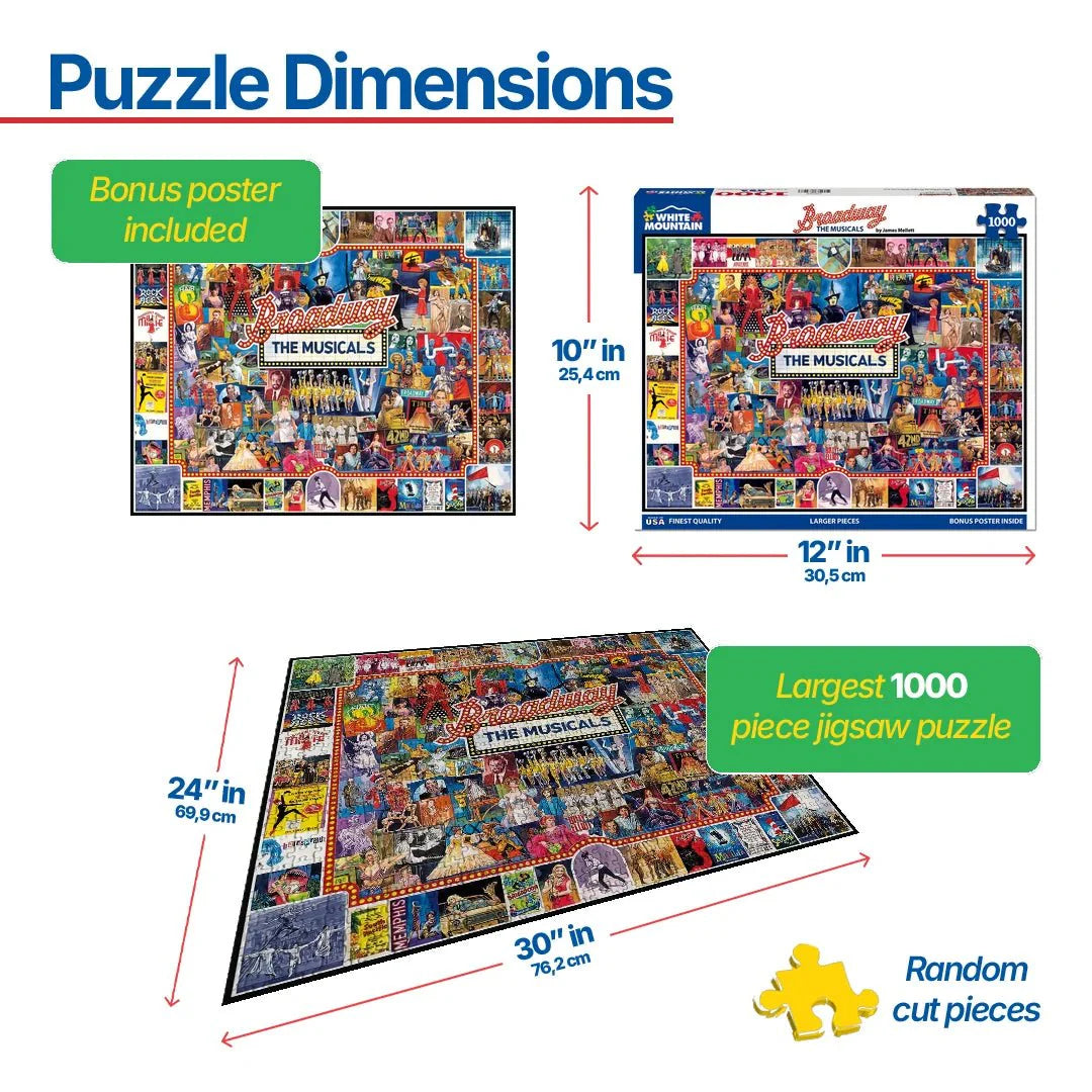 Broadway (1094pz) - 1000 Piece Jigsaw Puzzle