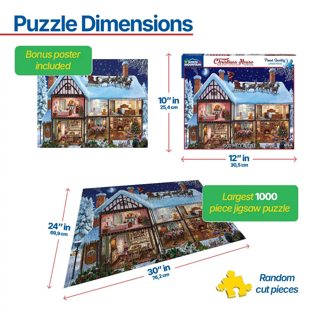 Christmas House (1177pz) - 1000 Pieces