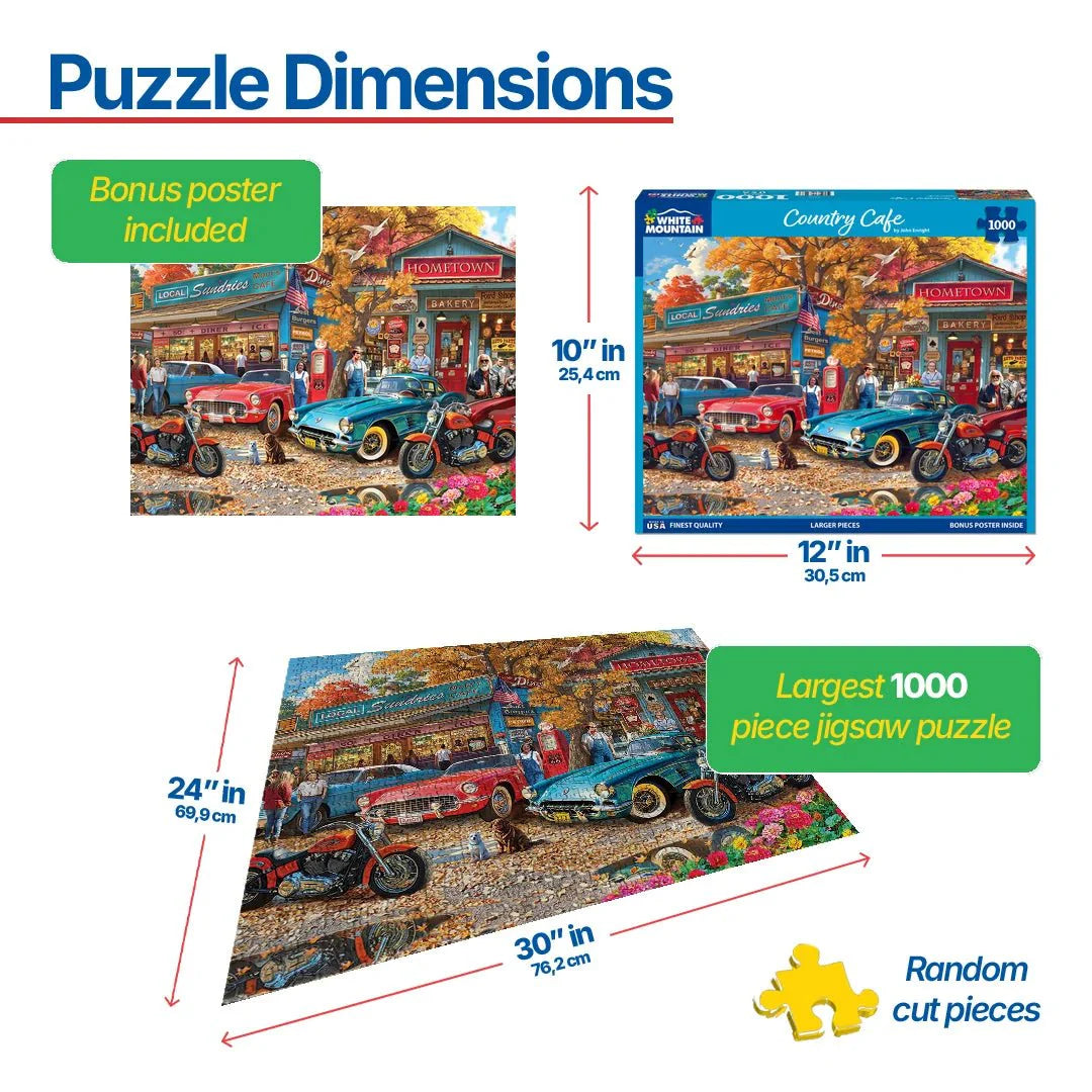 Country Cafe (2174pz) - 1000 Piece Jigsaw Puzzle