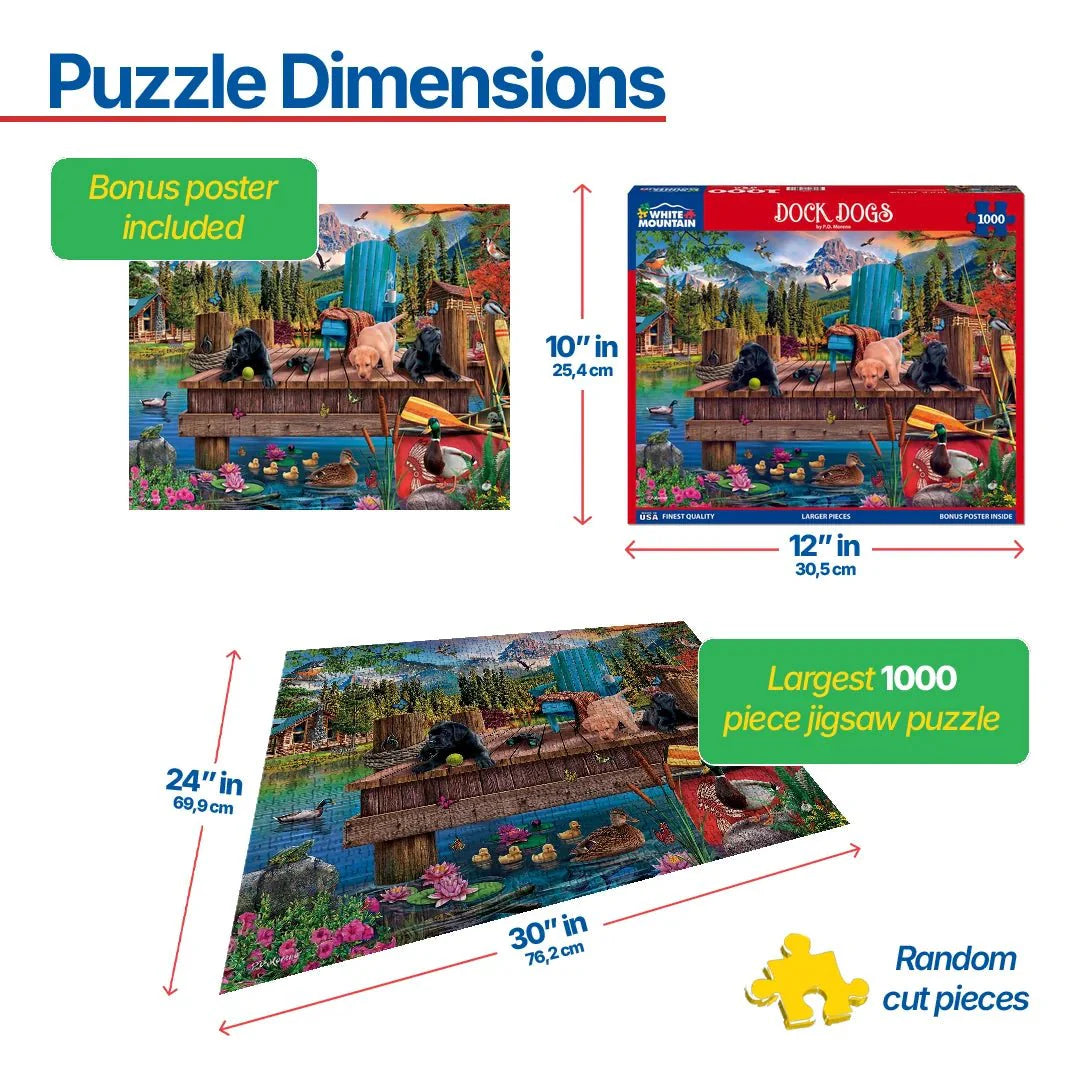 Dock Dogs (2045pz) - 1000 Piece Jigsaw Puzzle
