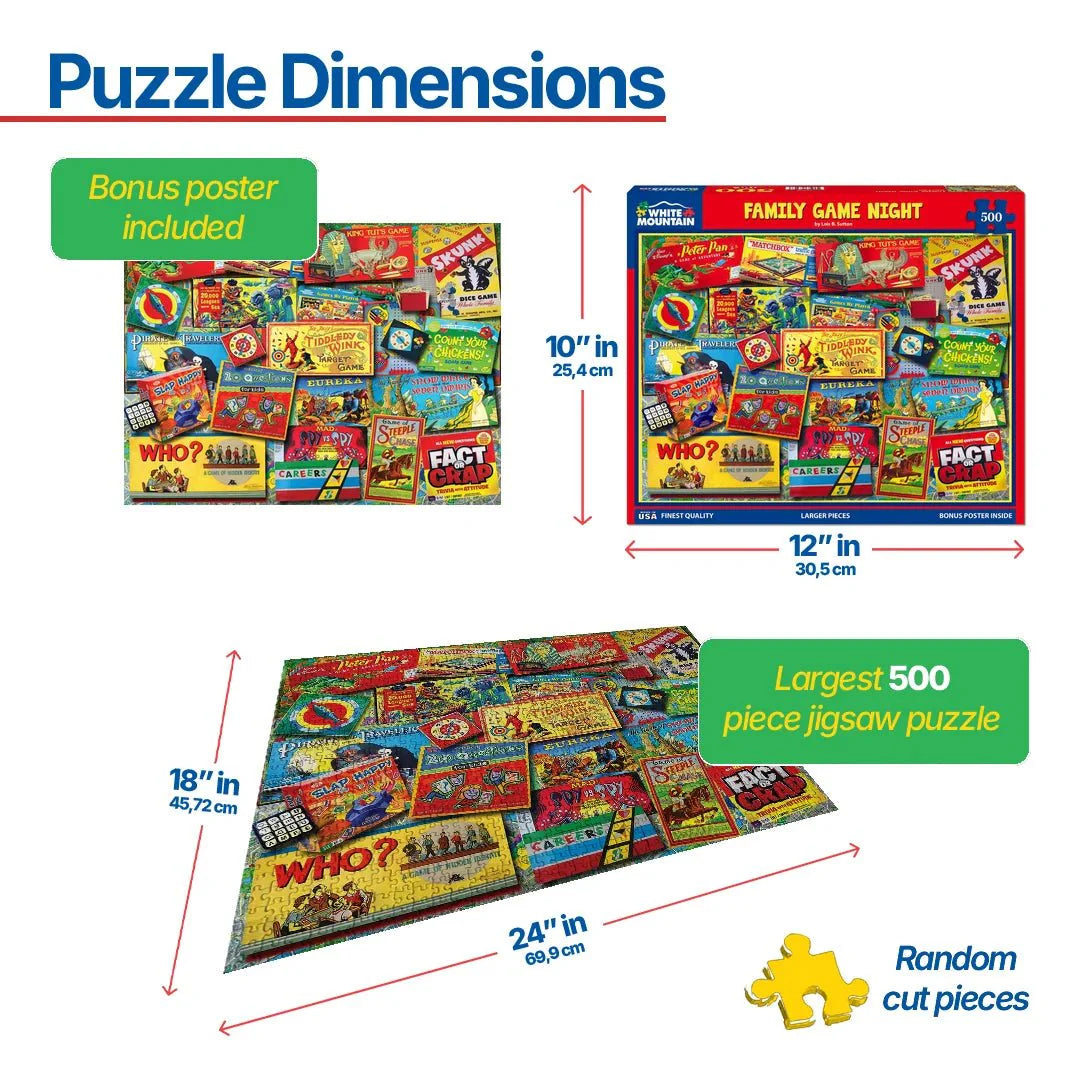 Family Game Night (1330pz) - 500 Pieces