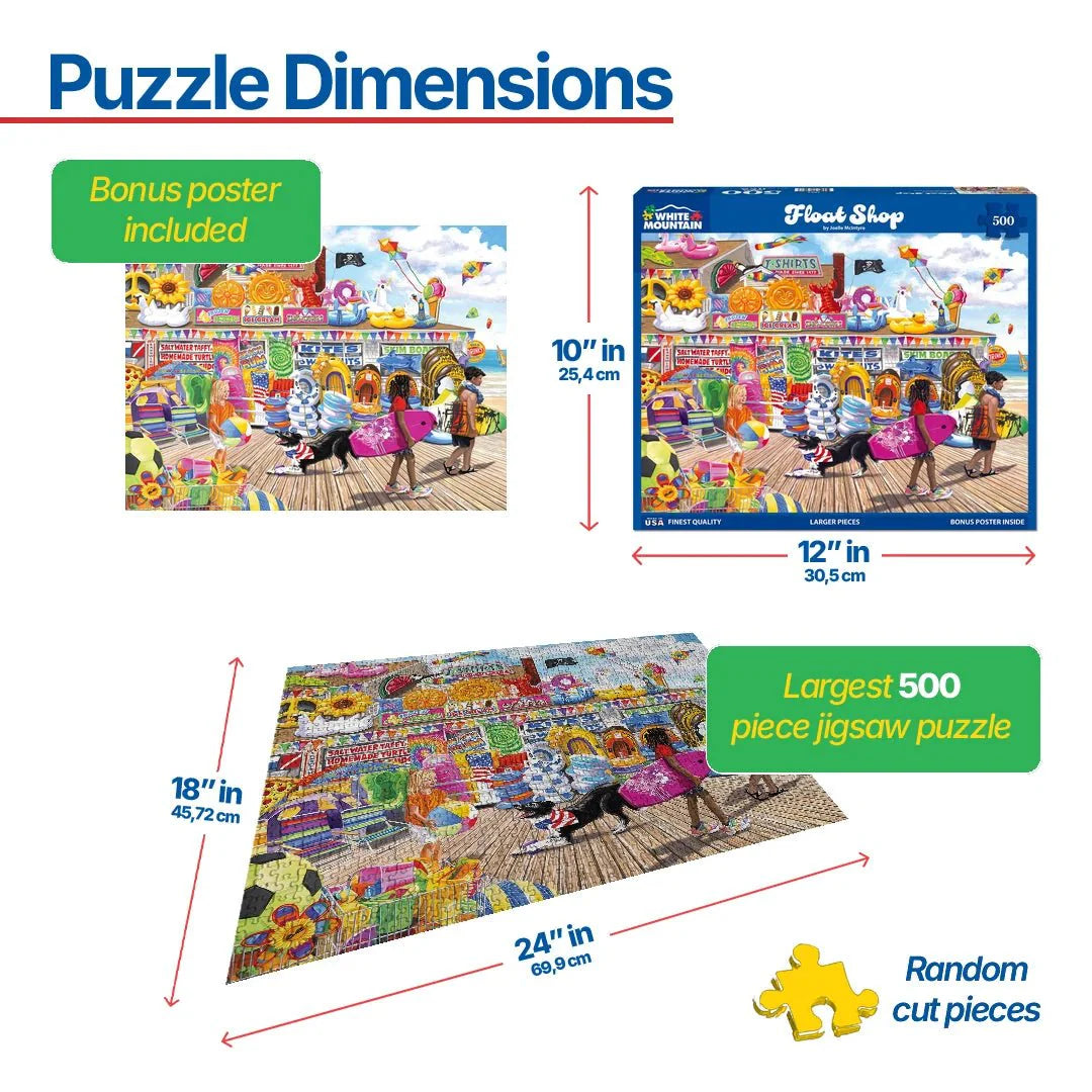 Float Shop (1854pz) - 500 Piece Jigsaw Puzzle