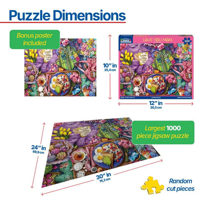 Love You Mom (2067pz) - 1000 Piece Jigsaw Puzzle