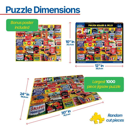 Peanut Butter & Jelly (2020pz) - 1000 Piece Jigsaw Puzzle