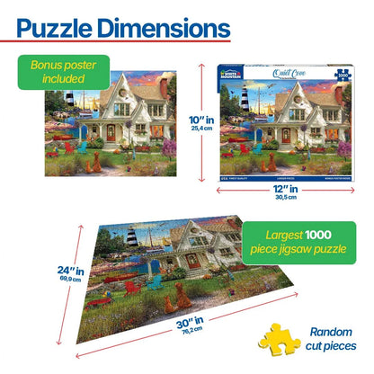 Quiet Cove (1994pz) - 1000 Piece Jigsaw Puzzle