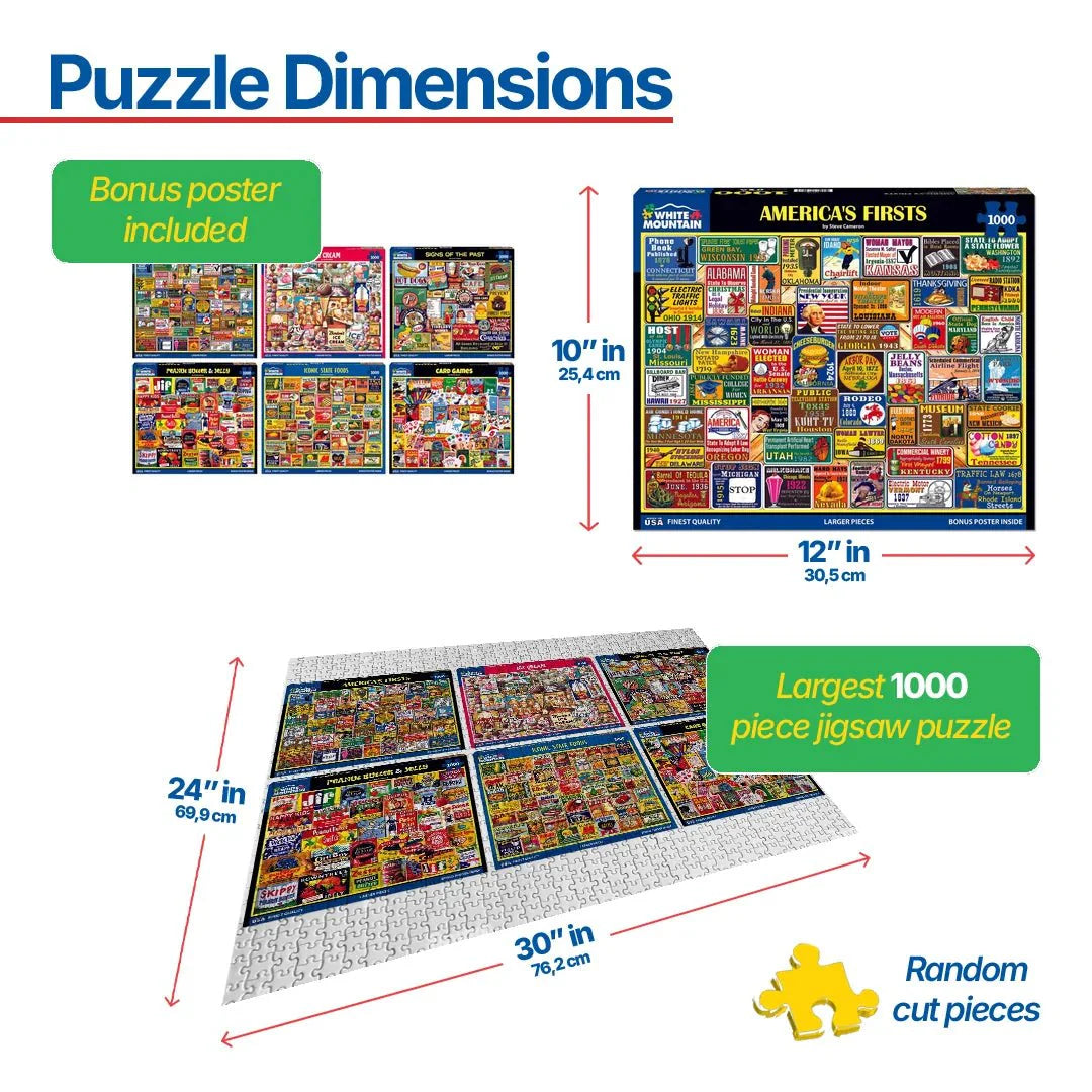 Set of 6: Collage  Bundle 1000 piece