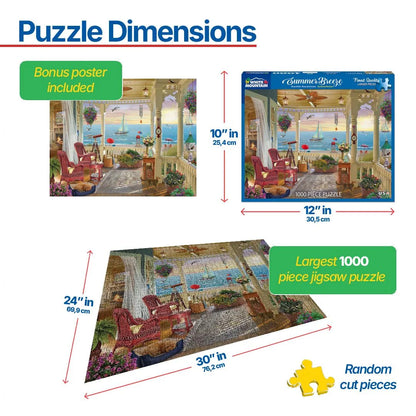 Summer Breeze (1596pz) - 1000 Piece Jigsaw Puzzle