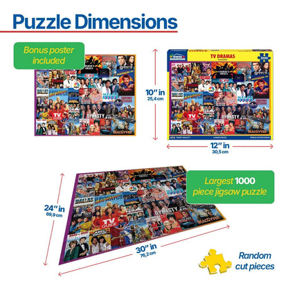 TV Dramas (2115pz) - 1000 Piece Jigsaw Puzzle